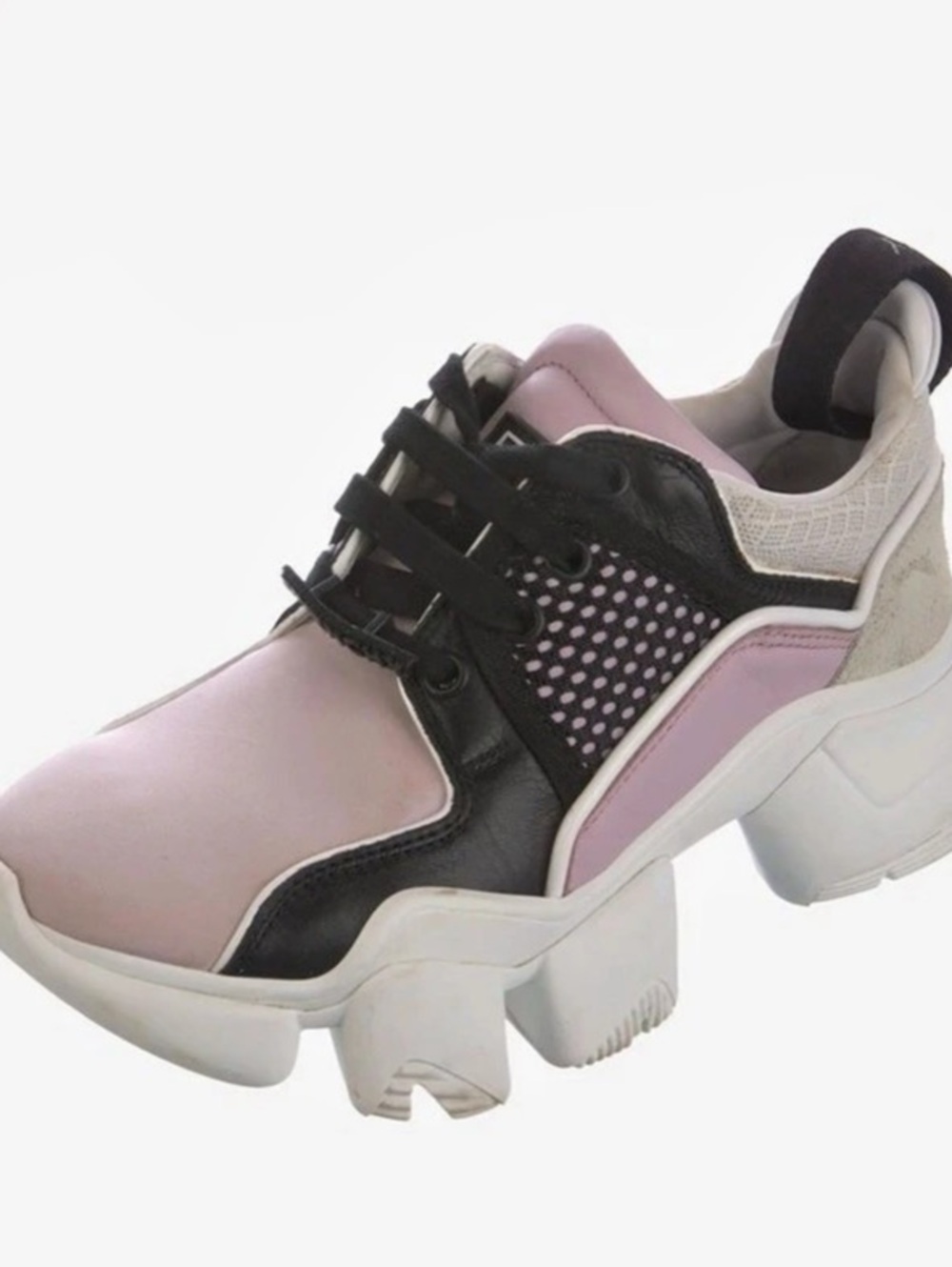 Givenchy Jaw Low Sneakers in Pink, Black and White Pink & Black & White